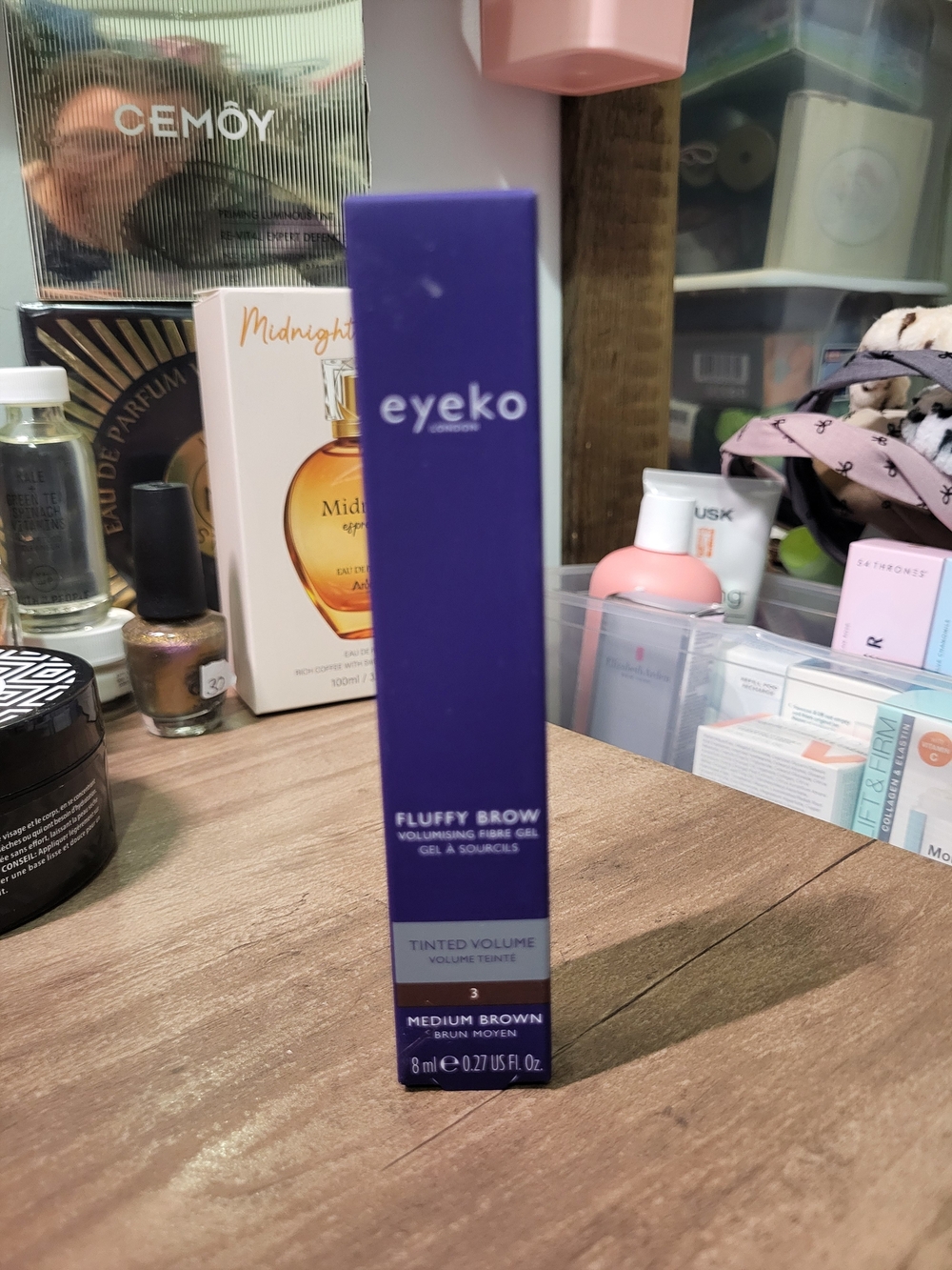 Eyeko Fluffy Brow Volumising Fiber Gel - Medium Brown